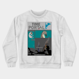 Time Portal Page 1 W Text Crewneck Sweatshirt